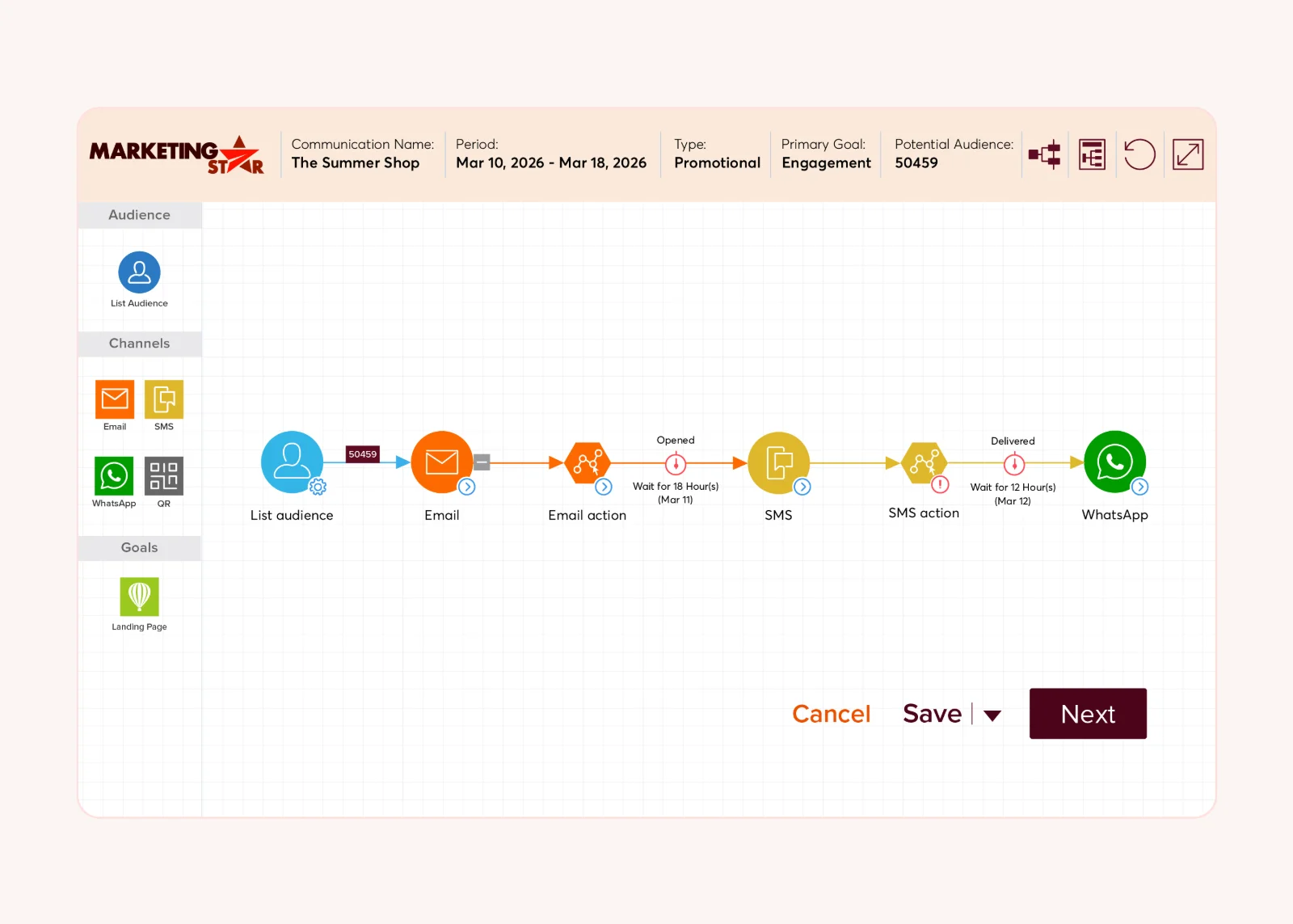 Marketing Star screenshot