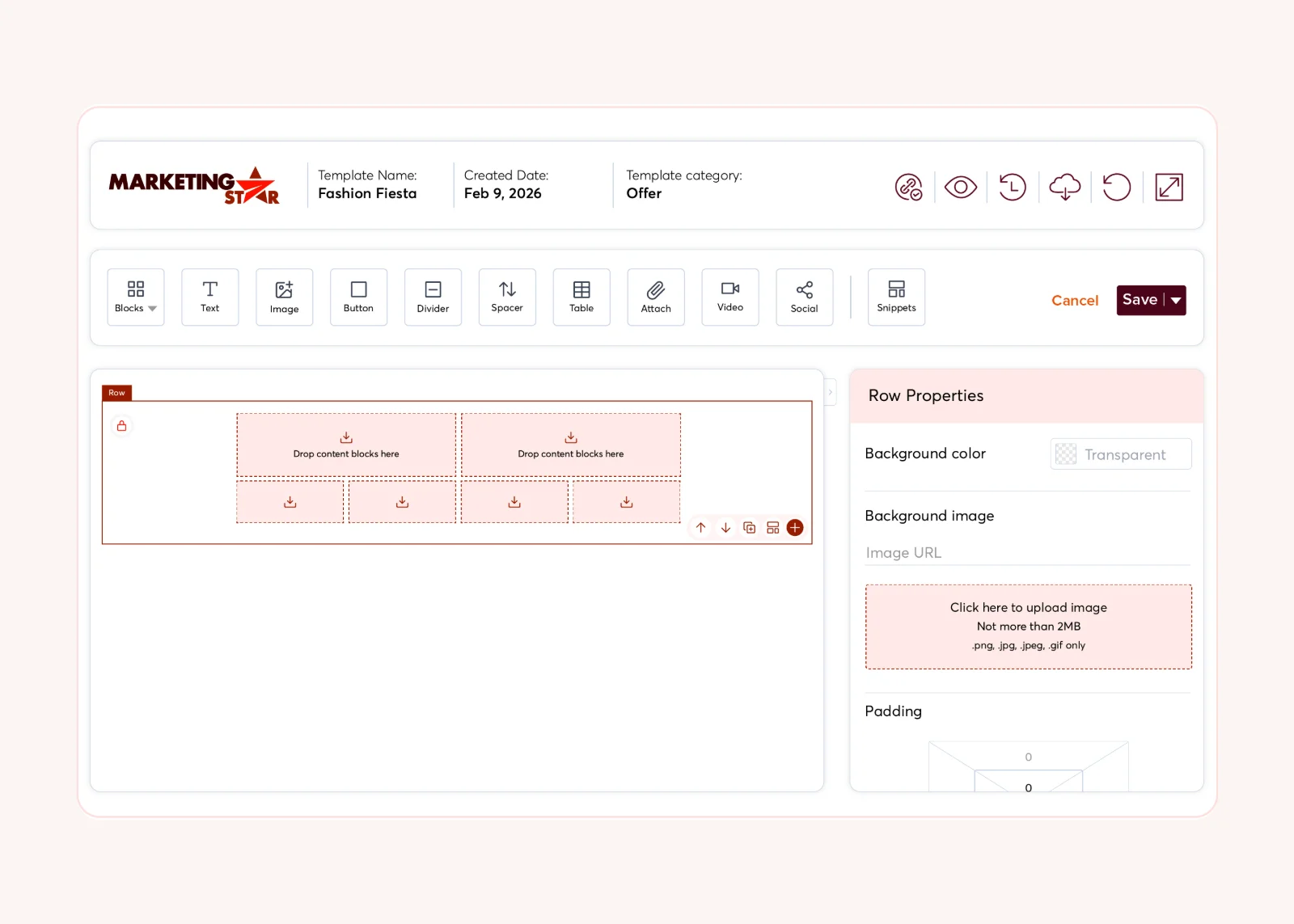 Marketing Star screenshot