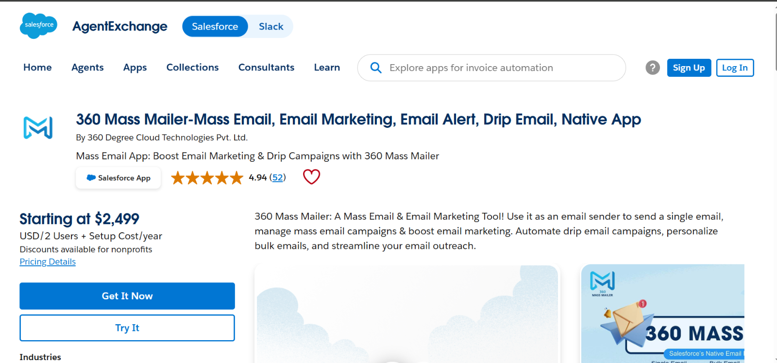 360 Mass Mailer screenshot, image 1