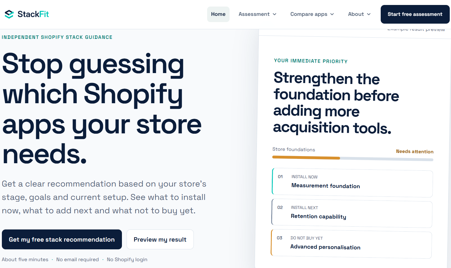 StackFit Commerce screenshot, image 1