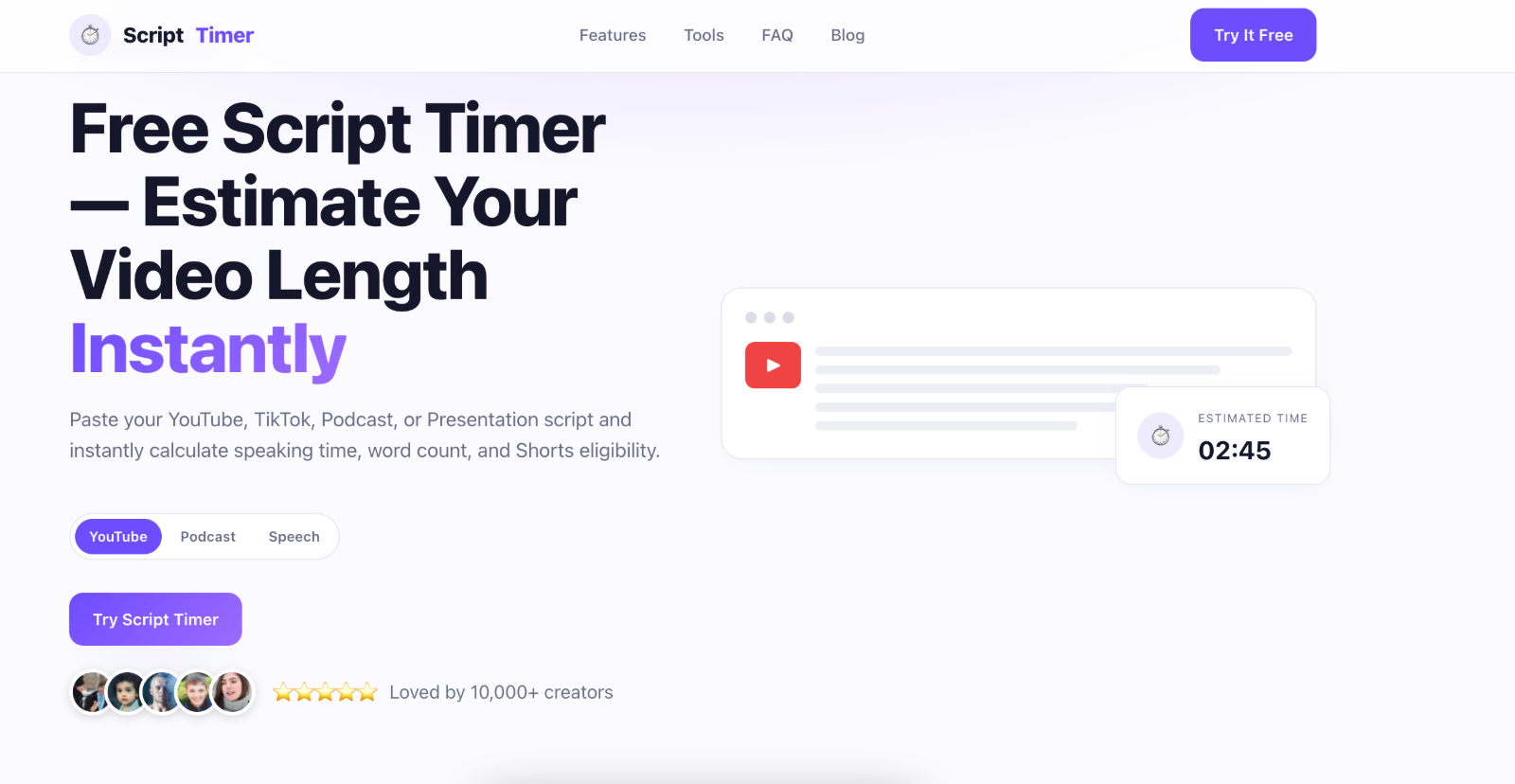 ScriptTimer logo