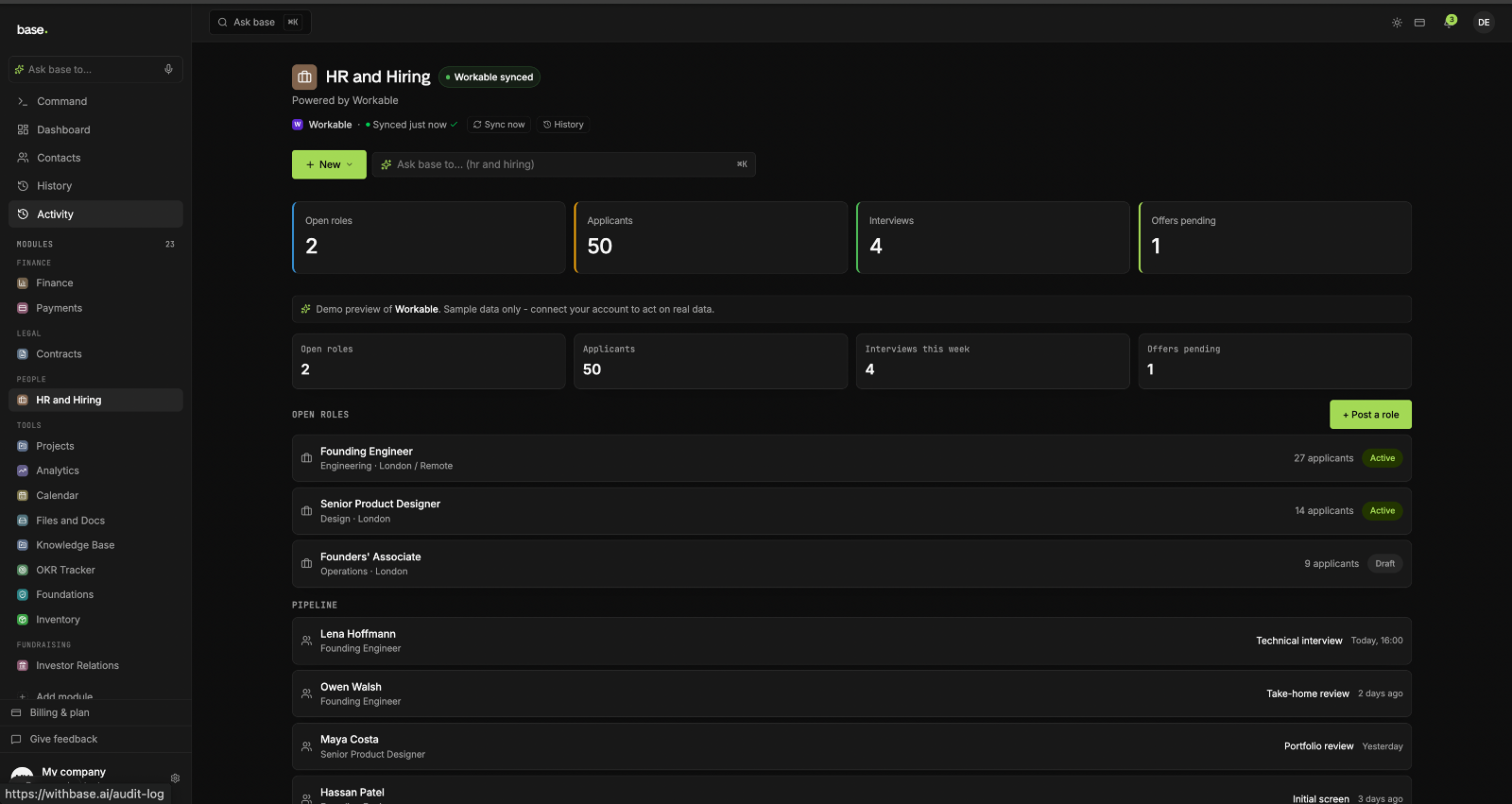 base screenshot