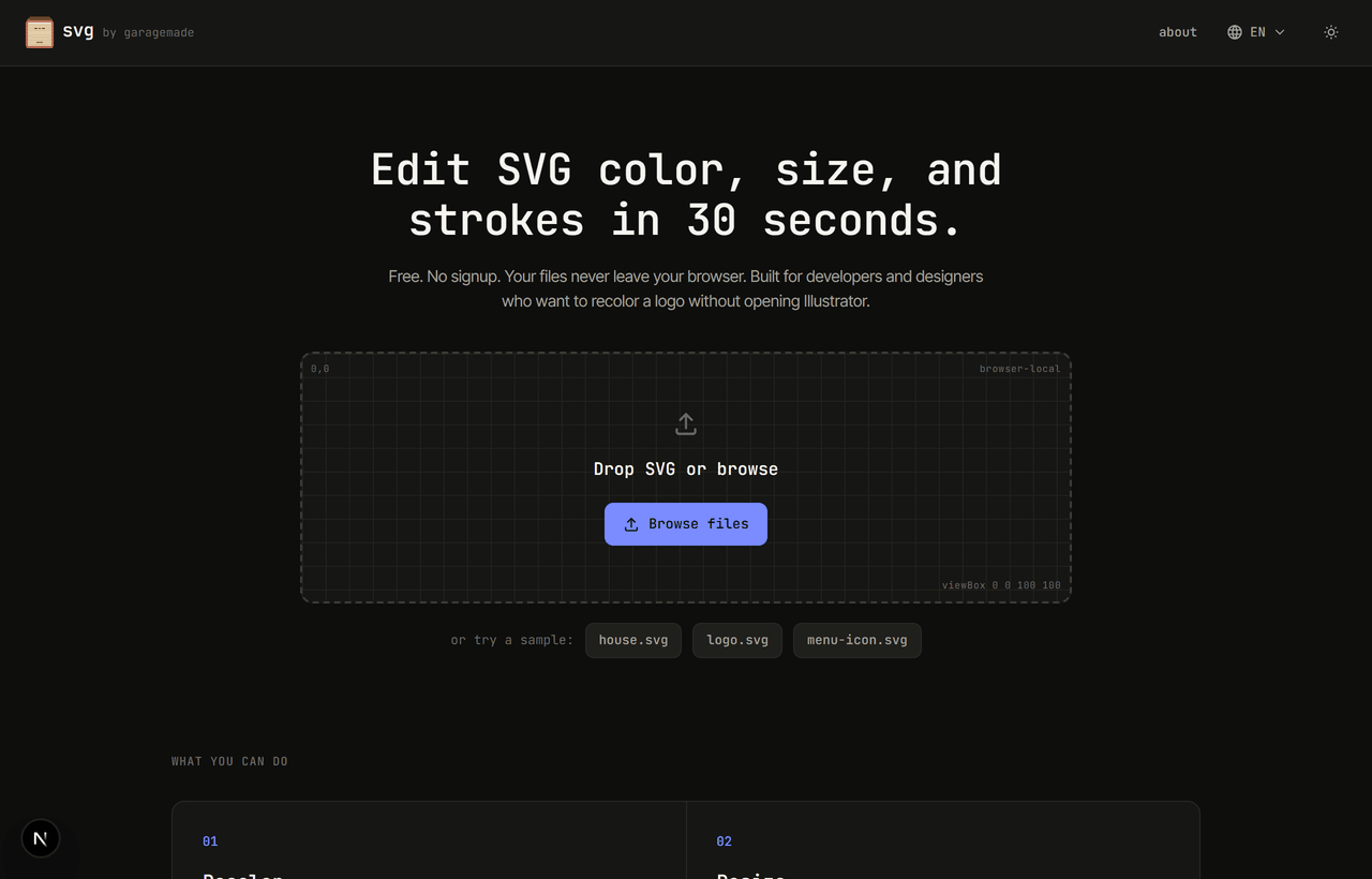 svg by garagemade screenshot, image 1