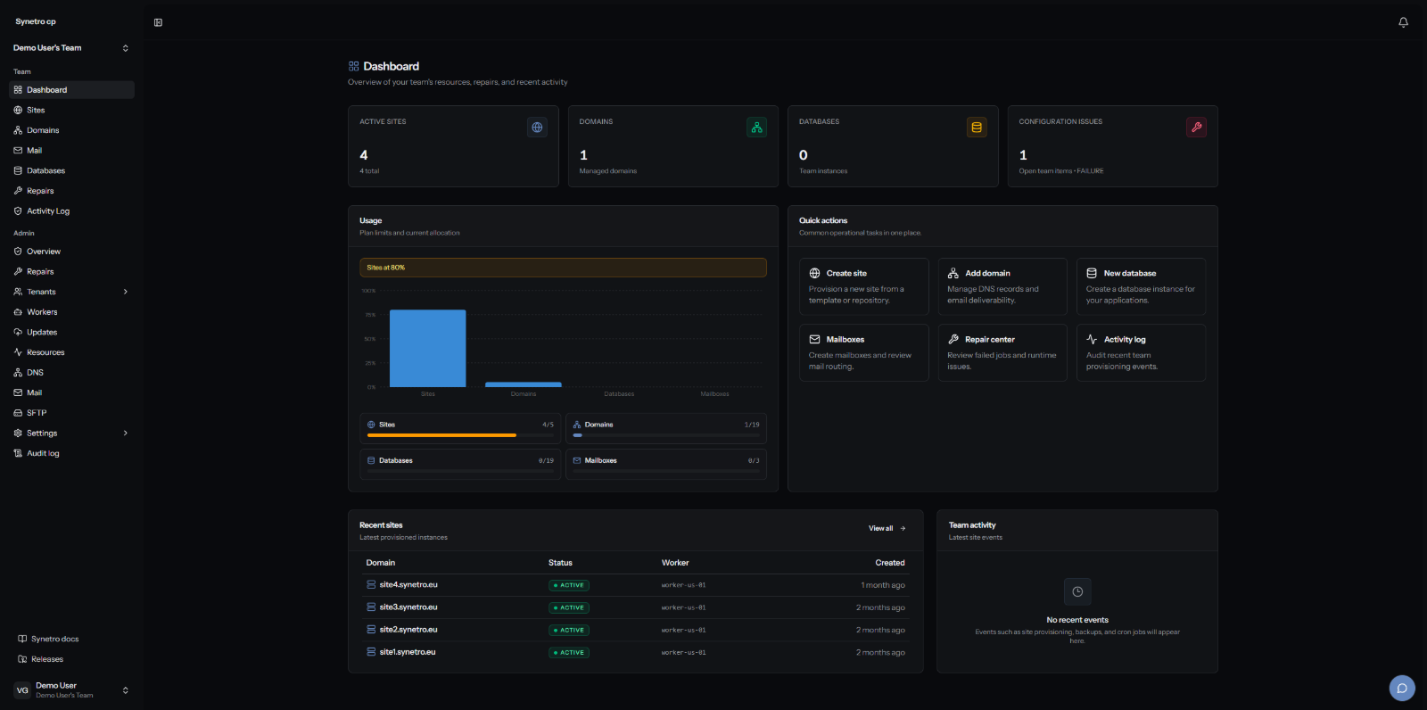 Synetro screenshot, image 1