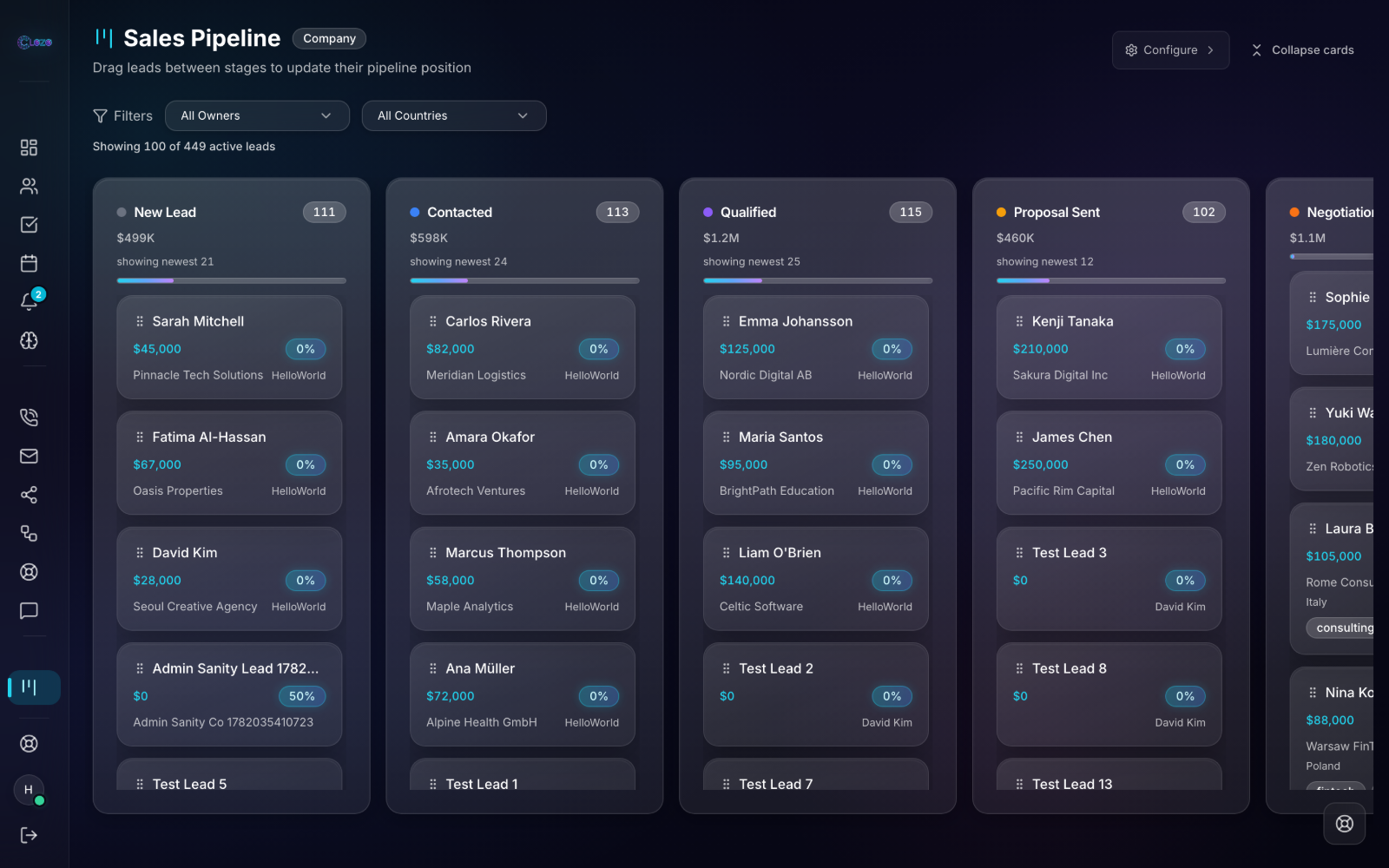 Clozo screenshot