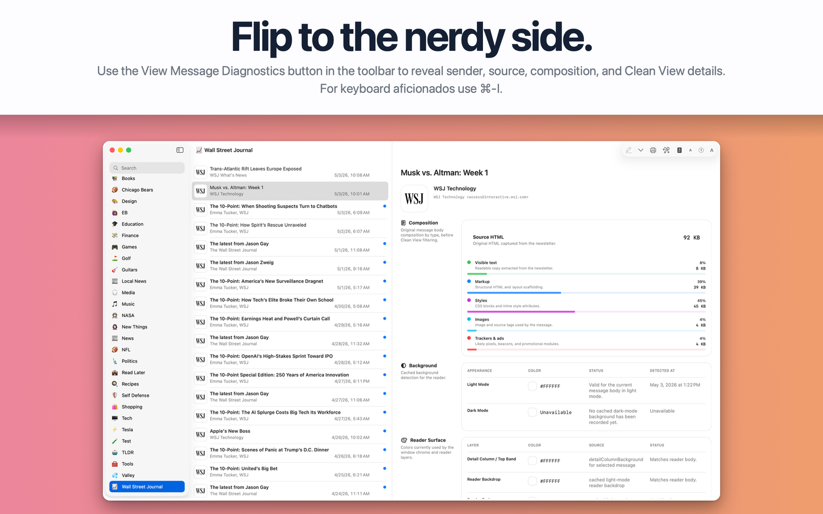 Letterboxx: Newsletter Reader screenshot