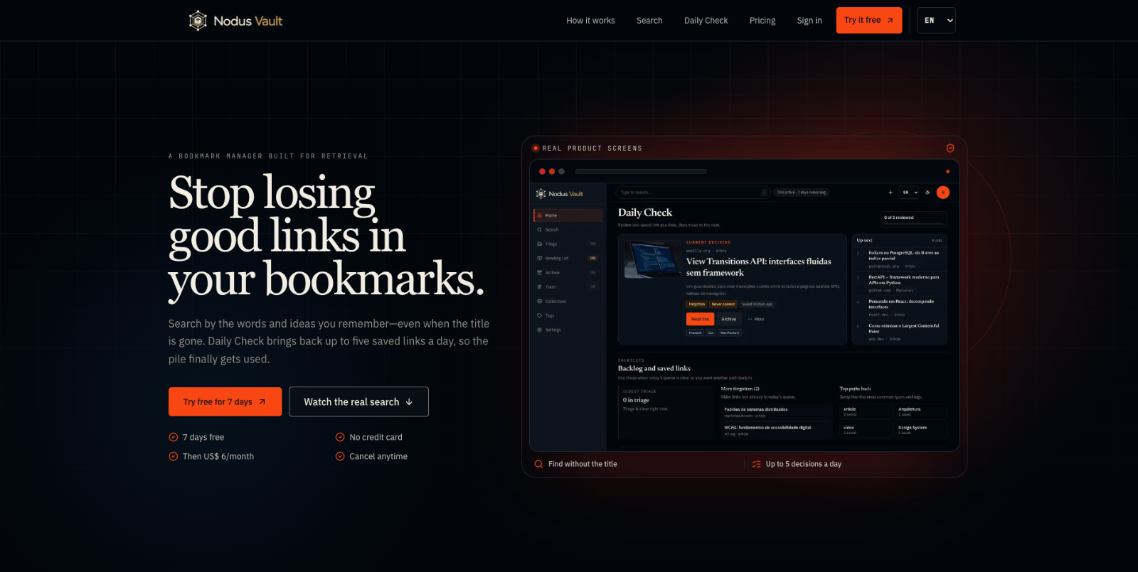 Nodus Vault screenshot