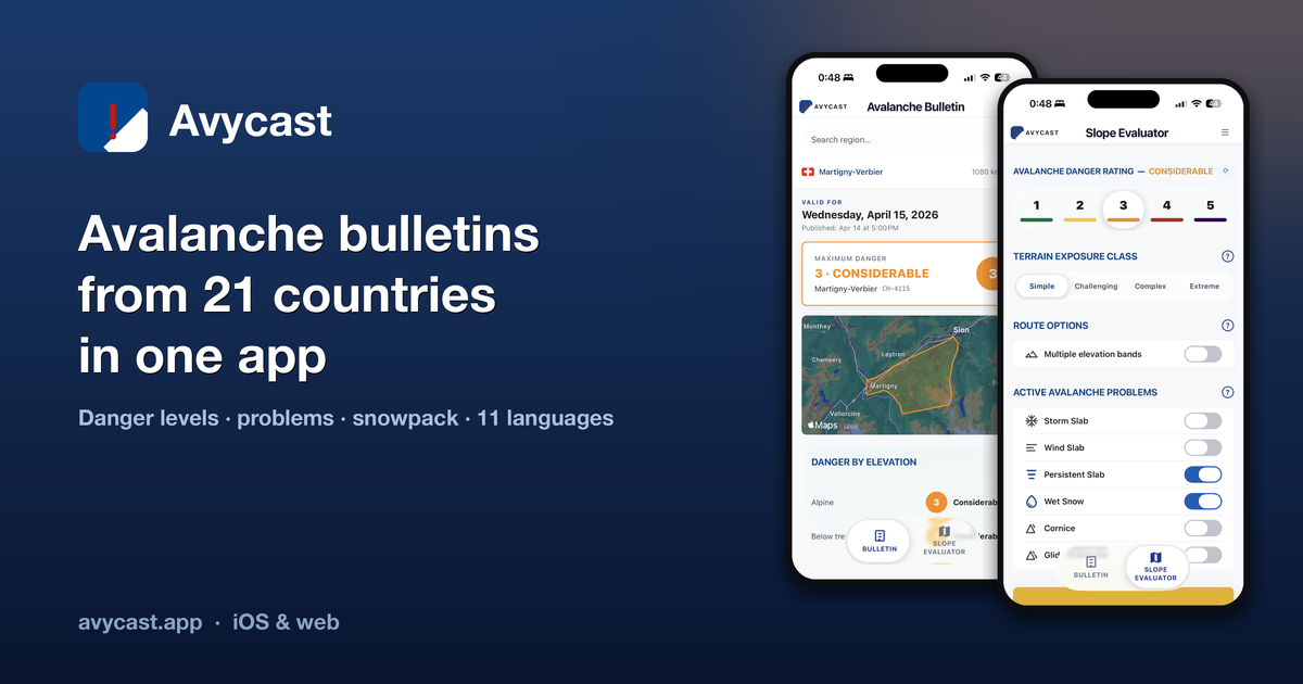 Avycast screenshot, image 1