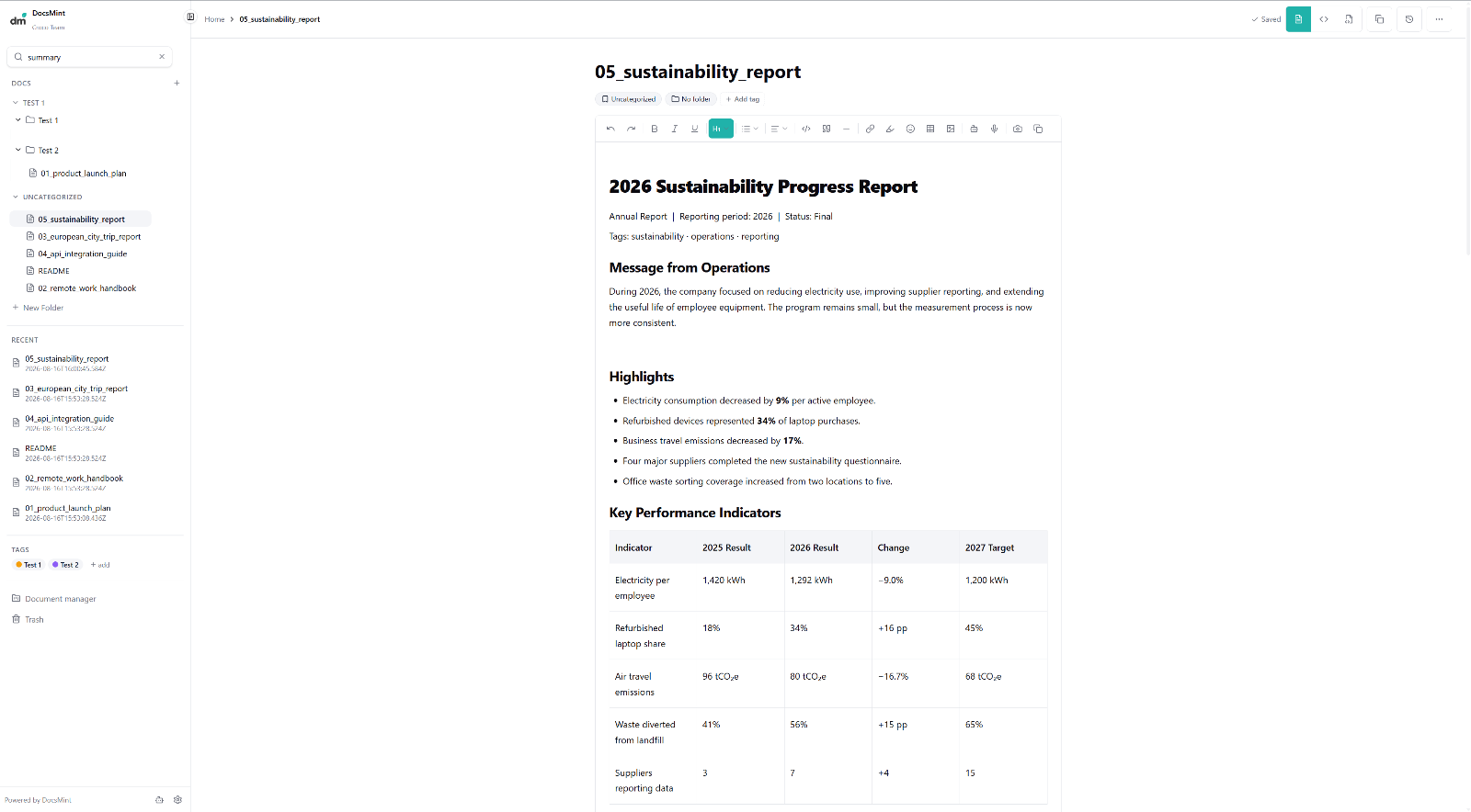 DocsMint screenshot, image 1