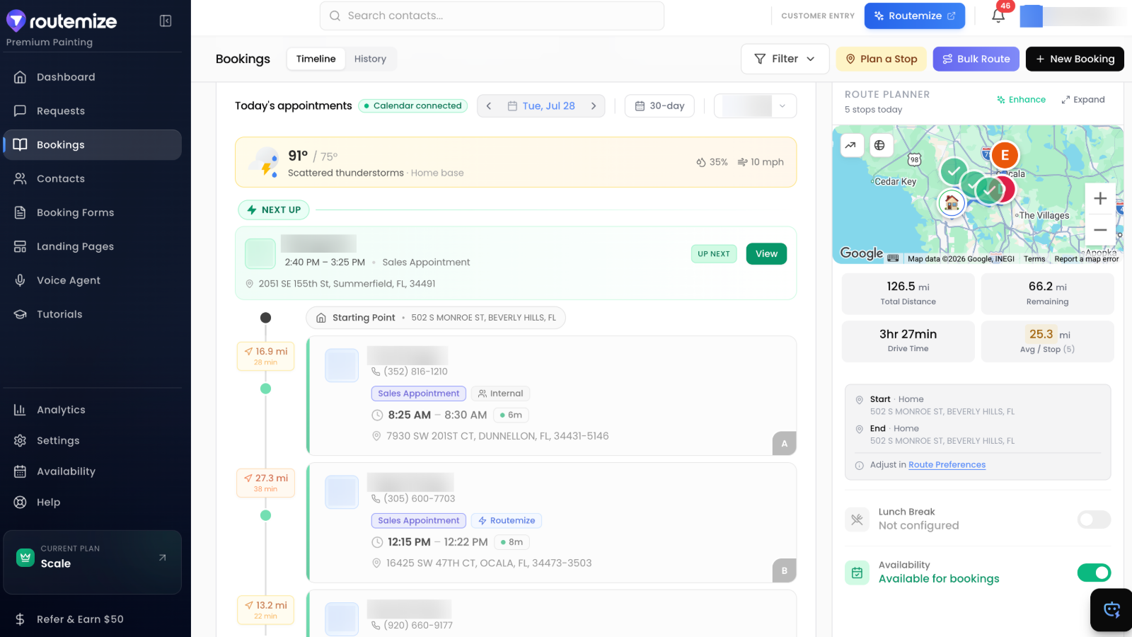 Routemize™ screenshot