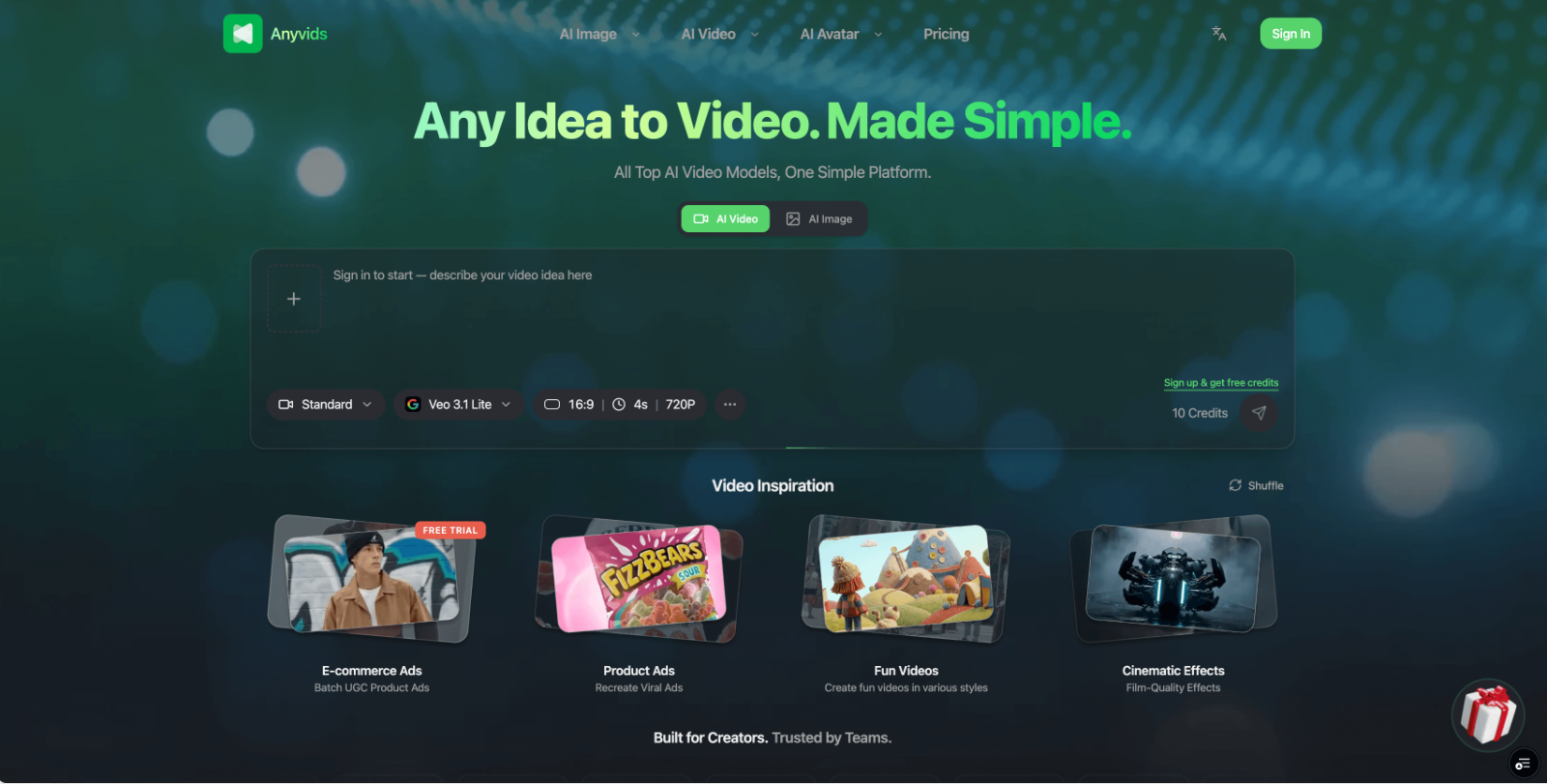 Anyvids screenshot, image 1
