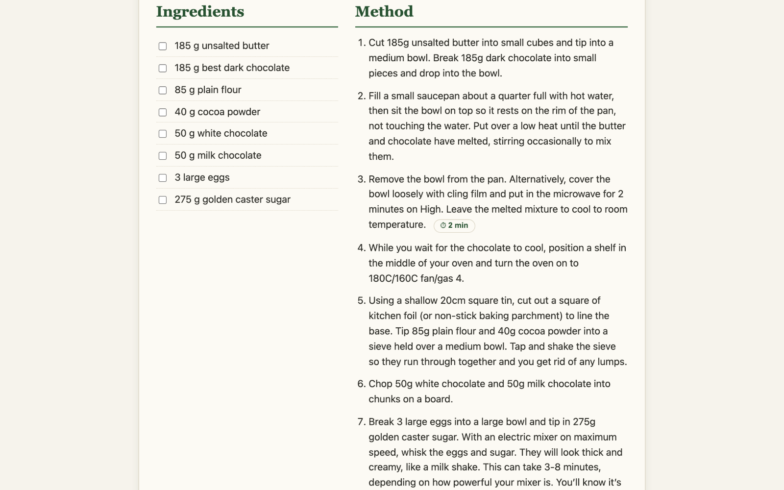 Recipe Jar screenshot