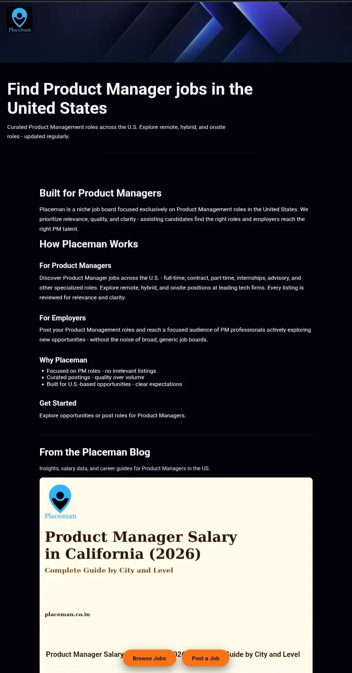 Placeman screenshot