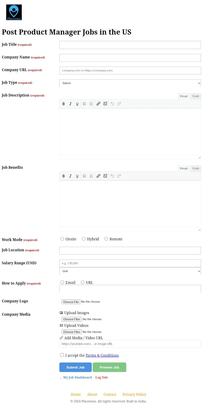 Placeman screenshot